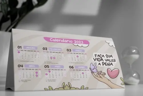 Calendário de Mesa- 2024