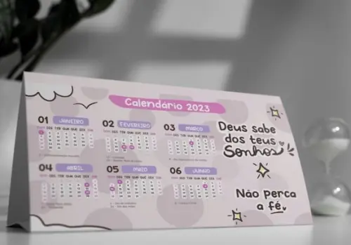 Calendário de Mesa- 2023