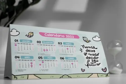 Calendário de Mesa- 2024