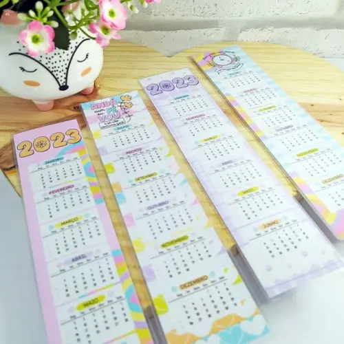 Calendário- Marca Página