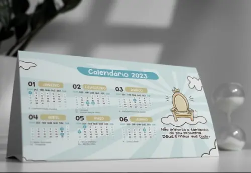 Calendário de Mesa- 2024