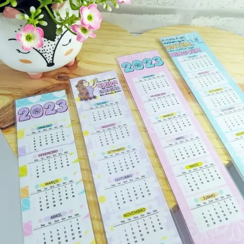 Calendário- Marca Página