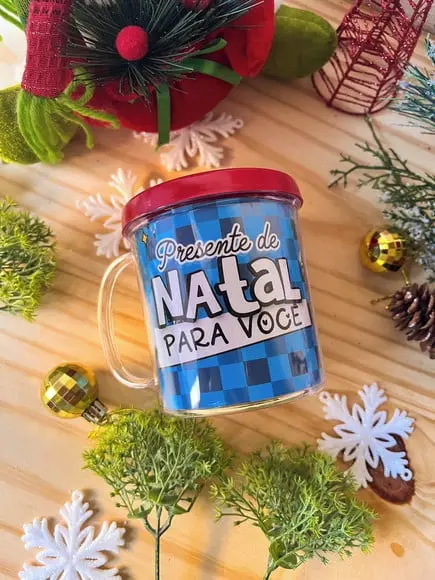 Caneca Acrílica- Natal