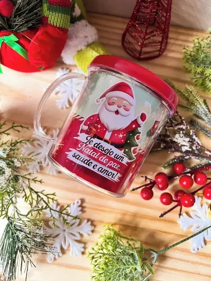 Caneca Acrílica- Natal