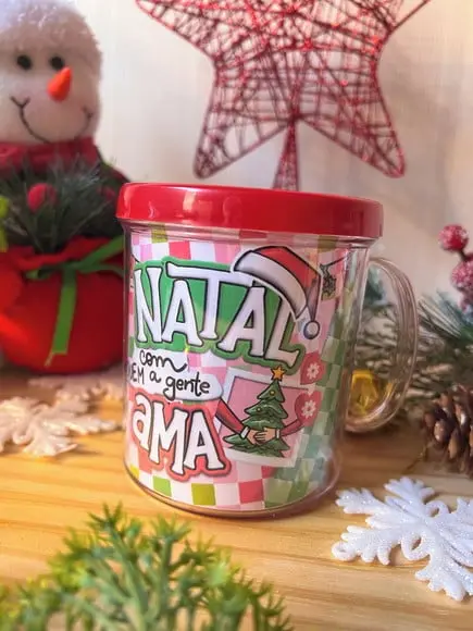 Caneca Acrílica- Natal
