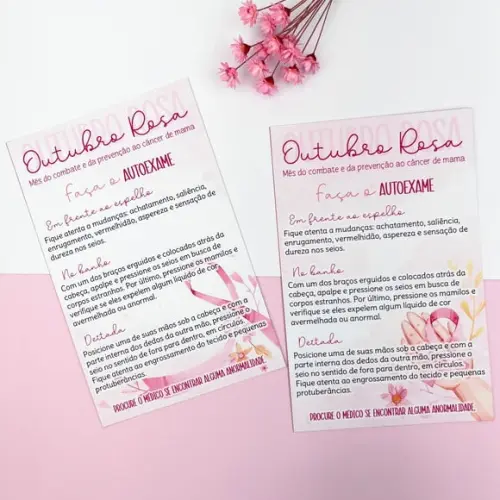 Card Auto Exame- Outubro Rosa