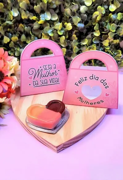 Card Bolsinha com Nucita- Dia da Mulher