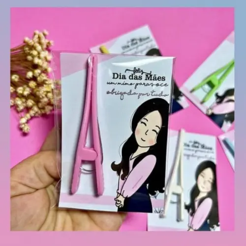 Card com "bico de Pato"- Dia das Mães