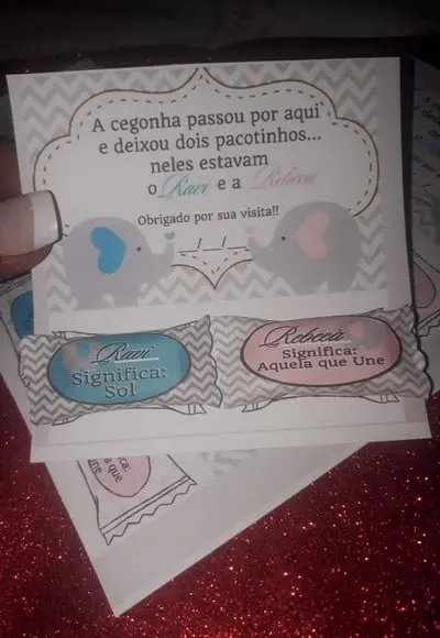 CARD COM 2 BALINHAS - CHEGUEI!!!
