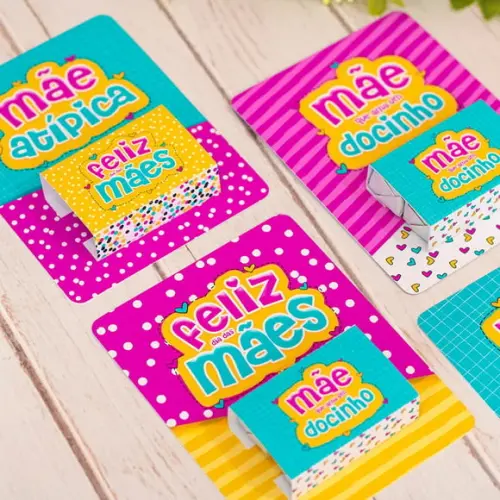 Card com 2 Bis- Dia das Mães