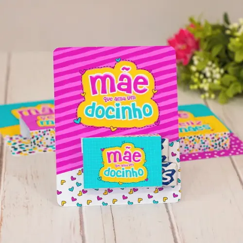 Card com 2 Bis- Dia das Mães
