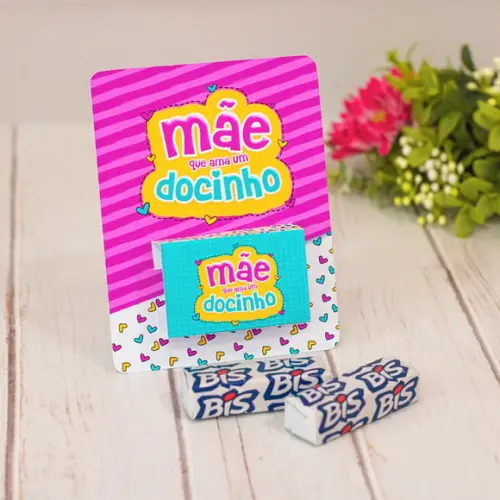 Card com 2 Bis- Dia das Mães
