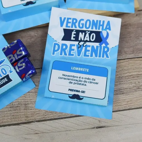 Card com 2 Bis- Novembro Azul