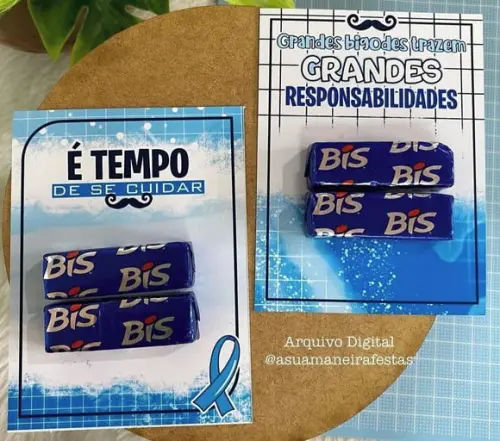 Card com 2 Bis- Novembro Azul