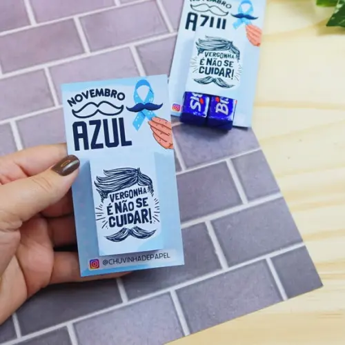 Card com 2 Bis- Novembro Azul