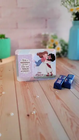 Card com 2 Bis- Páscoa