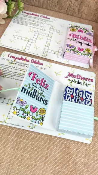 Card com 3 Bis- Dia da Mulher