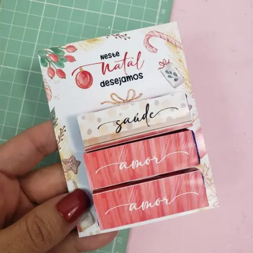 Card com 3 Bis- Natal