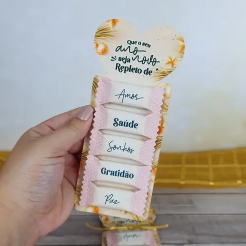 Card com 5 Balinhas- Ano Novo