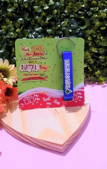 Card com Abridor de Garrafa- Natal