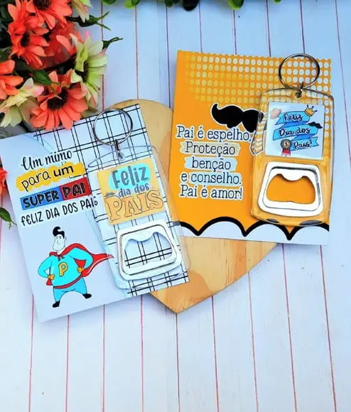 Card com Abridor- Dia dos Pais