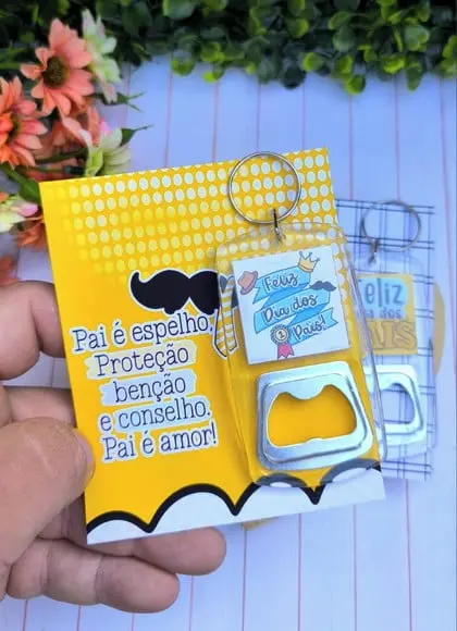 Card com Abridor- Dia dos Pais