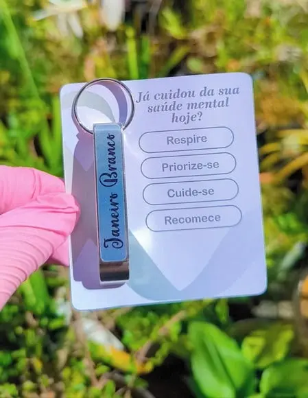Card com Abridor- Janeiro Branco