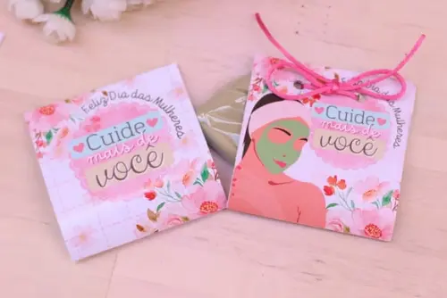 Card com Argila- Dia da Mulher