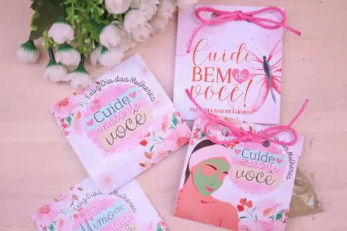 Card com Argila- Dia da Mulher