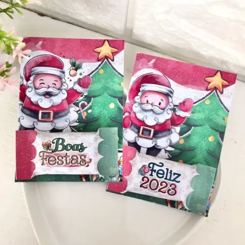 Card com Bala- Natal