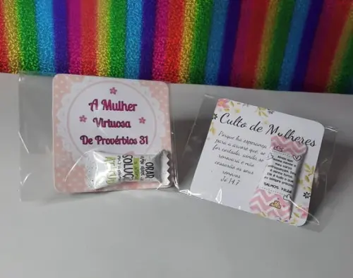 Card com Balinha - Culto de Mulheres