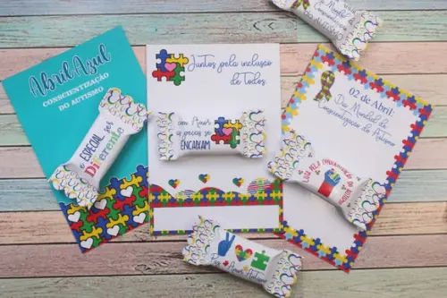 Card com Balinha- Abril Azul
