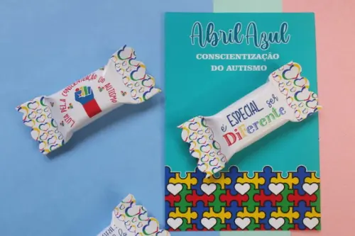 Card com Balinha- Abril Azul