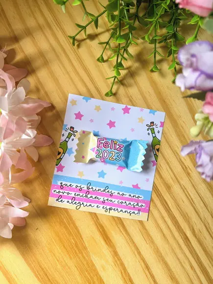 Card com Balinha- Ano Novo