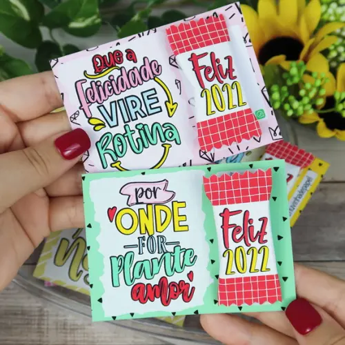 Card com Balinha- Ano Novo 2024