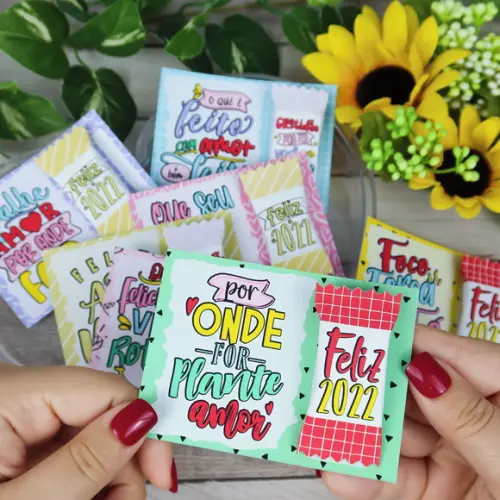 Card com Balinha- Ano Novo 2024