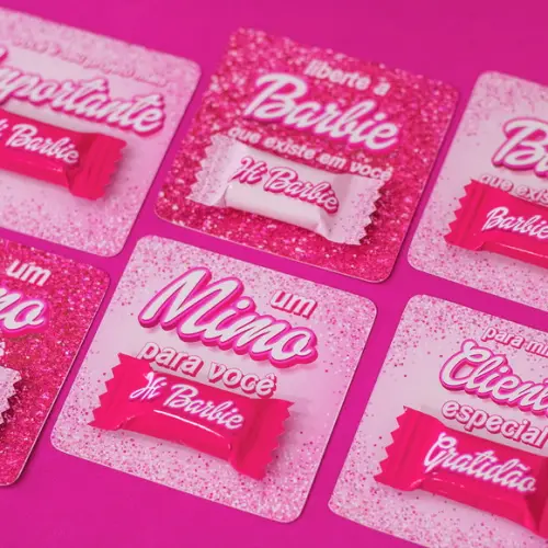 Card com Balinha- Barbie