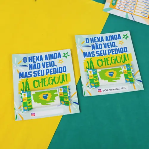 Card com Balinha- Copa do Mundo