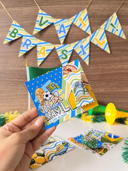 Card com Balinha- Copa do Mundo