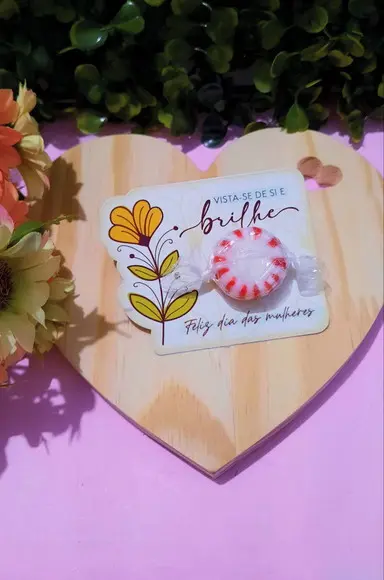 Card com Balinha- Dia da Mulher