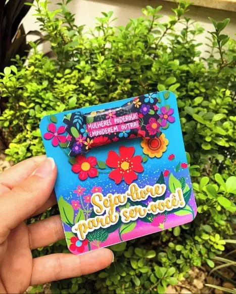 Card com Balinha- Dia da Mulher