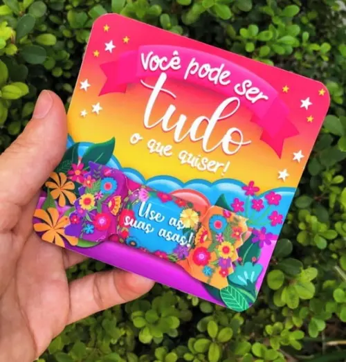 Card com Balinha- Dia da Mulher
