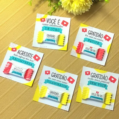 Card com Balinha- Dia do Trabalho