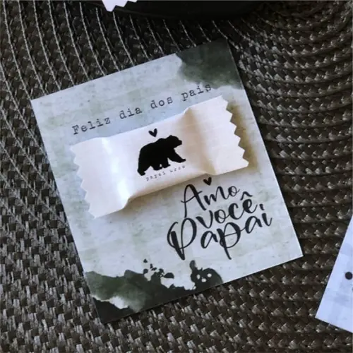 Card com Balinha- Dia dos Pais