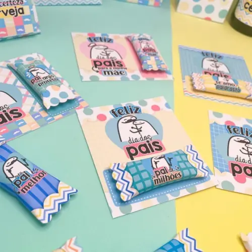Card com Balinha- Dia dos Pais