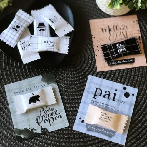Card com Balinha- Dia dos Pais