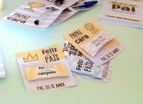 Card com Balinha- Dia dos Pais