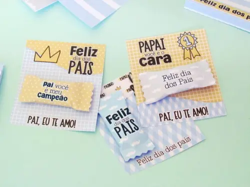 Card com Balinha- Dia dos Pais