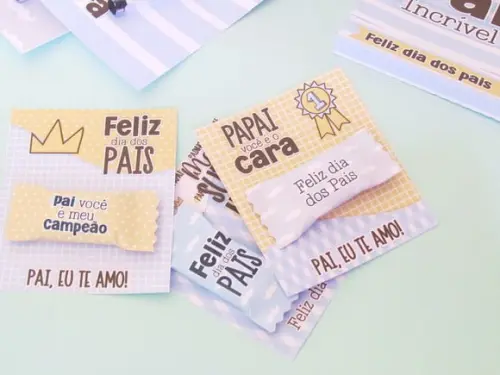 Card com Balinha- Dia dos Pais