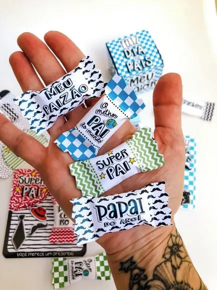 Card com Balinha- Dia dos Pais